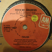 Falco ‎– Rock Me Amadeus - Vinyl 7" Record - Opened  - Very-Good Quality (VG) - C-Plan Audio