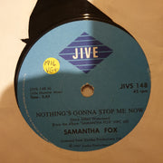 Samantha Fox ‎– Nothing's Gonna Stop Me Now - Vinyl 7" Record - Very-Good+ Quality (VG+) - C-Plan Audio