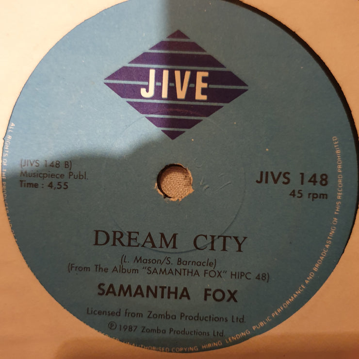 Samantha Fox ‎– Nothing's Gonna Stop Me Now - Vinyl 7" Record - Very-Good+ Quality (VG+) - C-Plan Audio