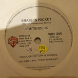 Pretenders ‎– Brass In Pocket - Vinyl 7" Record - Very-Good+ Quality (VG+) - C-Plan Audio