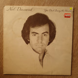 Neil Diamond - You Don't Bring Me Flowers - Vinyl LP Record - Very-Good+ Quality (VG+) - C-Plan Audio