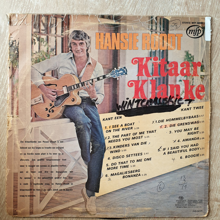 Hansie Roodt - Kitaar Klanke - Vinyl LP Record - Opened  - Very-Good Quality (VG) - C-Plan Audio