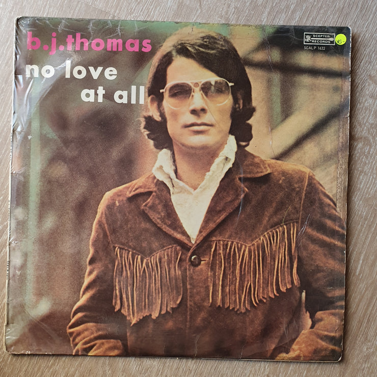 B.J. Thomas ‎– No Love At All - Vinyl LP Record - Opened  - Very-Good- Quality (VG-) - C-Plan Audio
