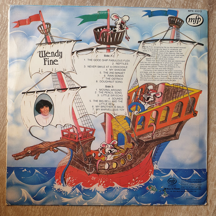 Wendy Fine - The Good Ship Fabulous Flea ‎–Vinyl LP Record - Very-Good+ Quality (VG+) - C-Plan Audio