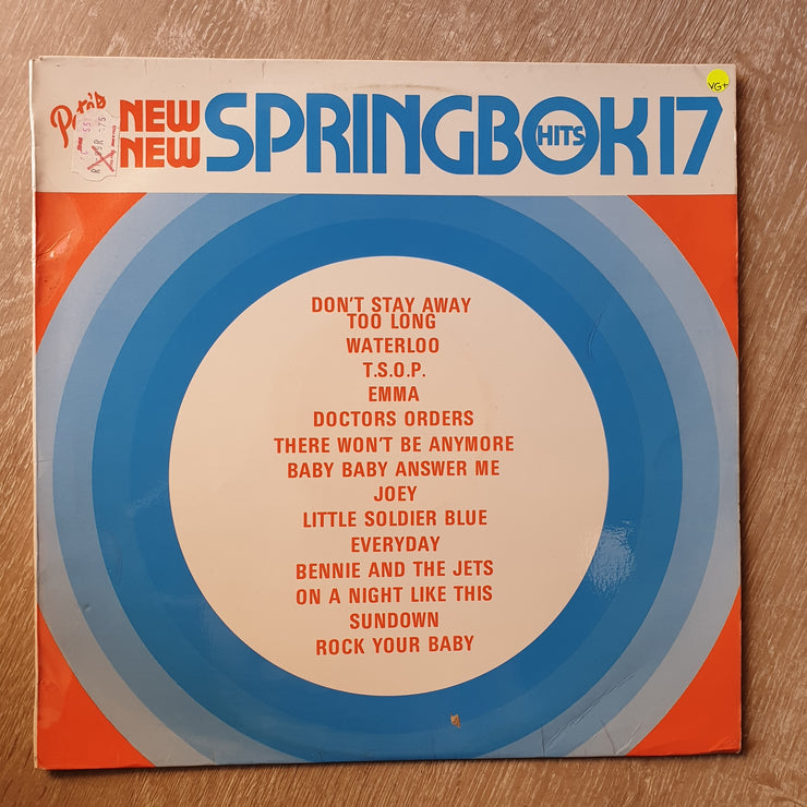Pete's New Sprinbok Hits 17 (Very Rare) - Vinyl LP Record - Very-Good+ Quality (VG+) - C-Plan Audio