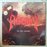 Agony ‎– The First Defiance (UK Import) – Vinyl LP Record - Very-Good+ Quality (VG+) - C-Plan Audio
