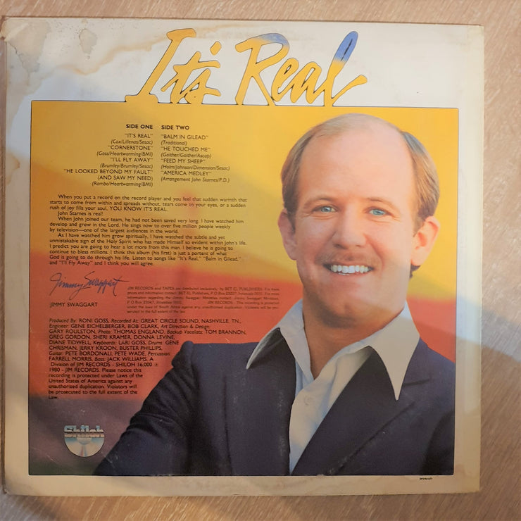 John Starnes ‎– It's Real - Vinyl LP Record - Opened  - Very-Good+ (VG+) - C-Plan Audio