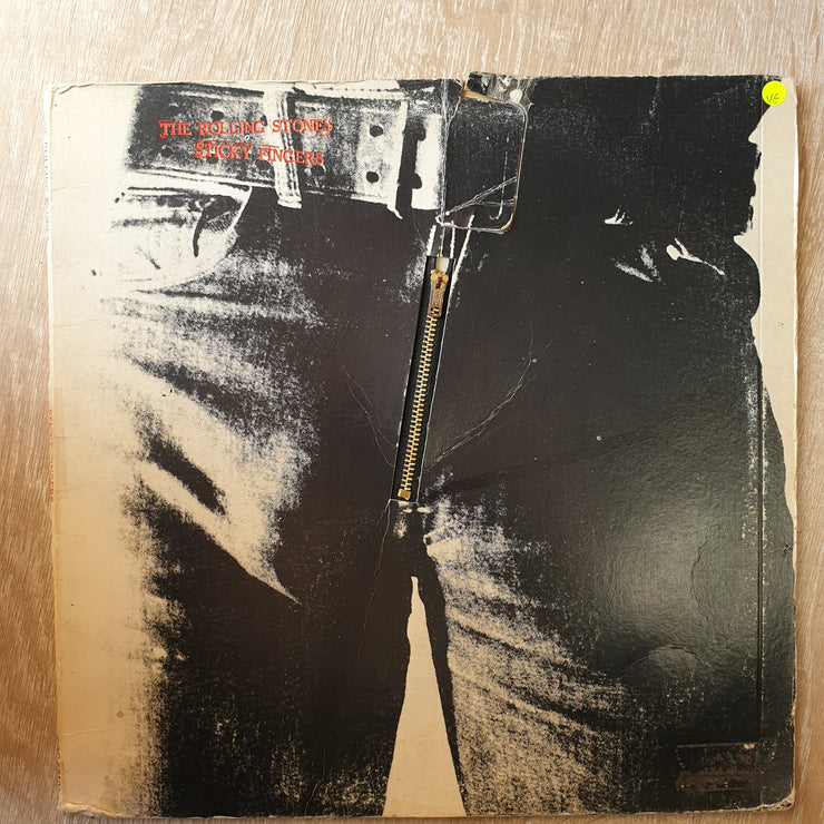 The Rolling Stones ‎– Sticky Fingers  - Vinyl LP Record - Opened  - Very-Good Quality (VG) - C-Plan Audio