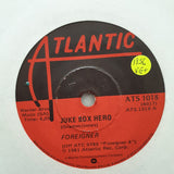 Foreigner ‎– Juke Box Hero - Vinyl 7" Record - Very-Good+ Quality (VG+) - C-Plan Audio