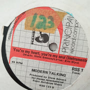 Modern Talking ‎– You're My Heart, You're My Soul - Vinyl 7" Record - Very-Good+ Quality (VG+) - C-Plan Audio