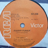 The Sweet ‎– Funny Funny - Vinyl 7" Record - Opened  - Very-Good Quality (VG) - C-Plan Audio