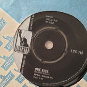 Eddie Cochran ‎– Summertime Blues - Vinyl 7" Record - Opened  - Very-Good- Quality (VG-) - C-Plan Audio