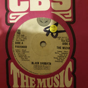 Black Sabbath ‎– Paranoid ‎– Vinyl 7" Record - Opened  - Good+ Quality (G+) - C-Plan Audio