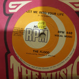 The Flood  ‎– Let Me Into Your Life - Vinyl 7" Record - Very-Good+ Quality (VG+) - C-Plan Audio