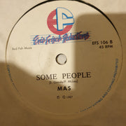 MAS ‎– Pump Up The Volume / Some People - Vinyl 7" Record - Very-Good+ Quality (VG+) - C-Plan Audio
