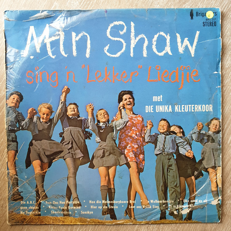 Min Shaw -  Sing 'n Lekker LIedtjie met Unika Kleuterkoor ‎–  Vinyl LP Record - Opened  - Good Quality (G) (Vinyl Specials) - C-Plan Audio