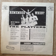 The Platters -Remember When - Vinyl LP Record - Opened  - Very-Good- Quality (VG-) - C-Plan Audio