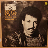 Lionel Richie ‎– Say You, Say Me / Can't Slow Down - Vinyl 7" Record - Very-Good+ Quality (VG+) - C-Plan Audio