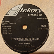 Don Gibson ‎– Woman / If You Want Me To I'll Go - Vinyl 7" Record - Opened  - Good+ Quality (G+) - C-Plan Audio