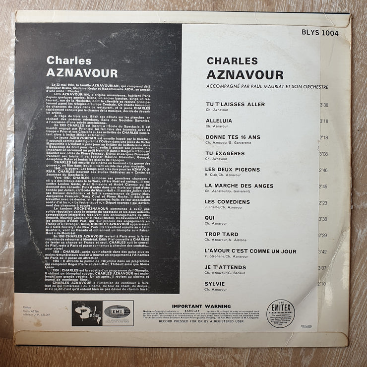 Charles Aznavour ‎– Chante En Multiphonie Stereo - Vinyl LP Record - Very-Good+ Quality (VG+) - C-Plan Audio
