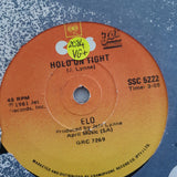 ELO ‎– Hold On Tight - Vinyl 7" Record - Very-Good+ Quality (VG+) - C-Plan Audio