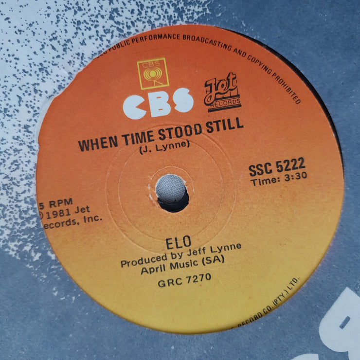 ELO ‎– Hold On Tight - Vinyl 7" Record - Very-Good+ Quality (VG+) - C-Plan Audio
