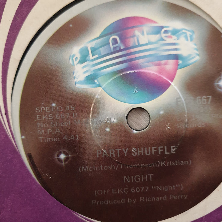 Night ‎– Hot Summer Nights - Vinyl 7" Record - Very-Good+ Quality (VG+) - C-Plan Audio