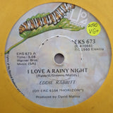 Eddie Rabbitt ‎– I Love A Rainy Night - Vinyl 7" Record - Very-Good+ Quality (VG+) - C-Plan Audio