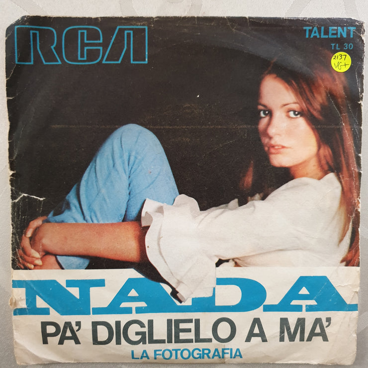 Nada ‎– Pa' Diglielo A Ma' - Vinyl 7" Record - Very-Good+ Quality (VG+) - C-Plan Audio