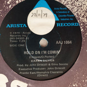 Karen Silver ‎– Hold On I'm Comin' - Vinyl 7" Record - Very-Good+ Quality (VG+) - C-Plan Audio