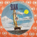 Kim Wilde ‎– Cambodia - Vinyl 7" Record - Very-Good Quality (VG) - C-Plan Audio
