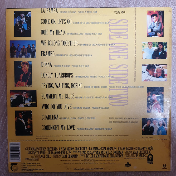 La Bamba - Original Soundtrack Album - Vinyl LP Record - Opened  - Very-Good+ Quality (VG+) - C-Plan Audio