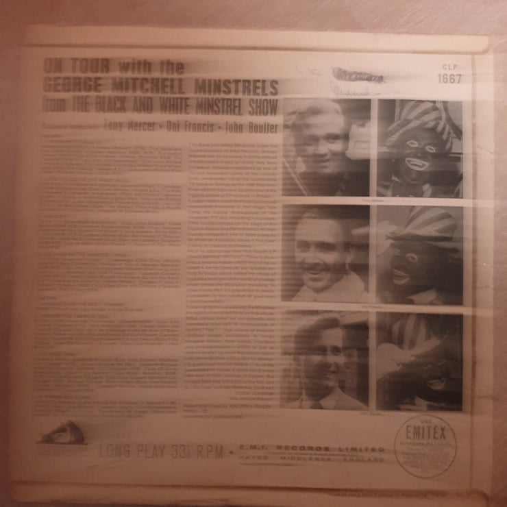 The George Mitchell Minstrels ‎– On Tour With The George Mitchell Minstrels - Vinyl LP Record - Good+ Quality (G+) - C-Plan Audio