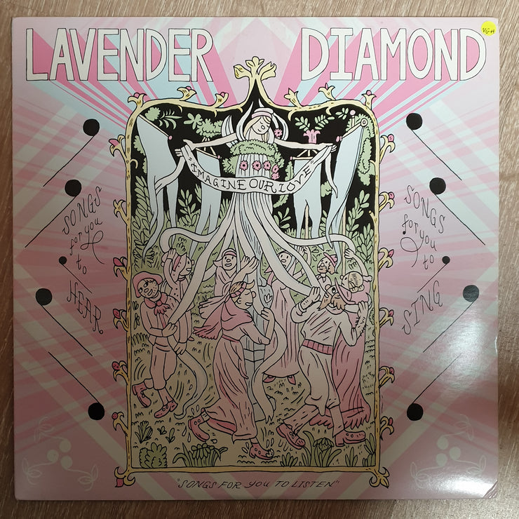 Lavender Diamond ‎– Imagine Our Love - Vinyl LP Record - Very-Good+ Quality (VG+) - C-Plan Audio