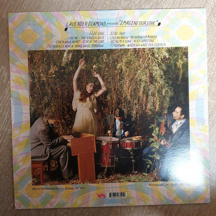 Lavender Diamond ‎– Imagine Our Love - Vinyl LP Record - Very-Good+ Quality (VG+) - C-Plan Audio