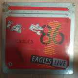 Eagles ‎– Eagles Live (German Pressing) - Double Vinyl LP Record - Very-Good+ Quality (VG+) - C-Plan Audio