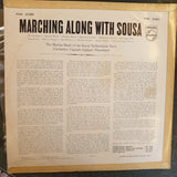 The Marine Band Of The Royal Netherlands Navy ‎– Marching Along With Sousa  ‎– Vinyl LP Record - Very-Good+ Quality (VG+) - C-Plan Audio