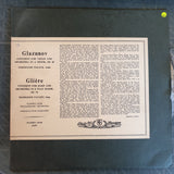 Alexander Glazunov, Reinhold Gliere ‎– Glazunov: Violin Concerto, Op.82 Glere: Harp Concerto, Op.74 – Vinyl LP Record - Very-Good+ Quality (VG+) - C-Plan Audio