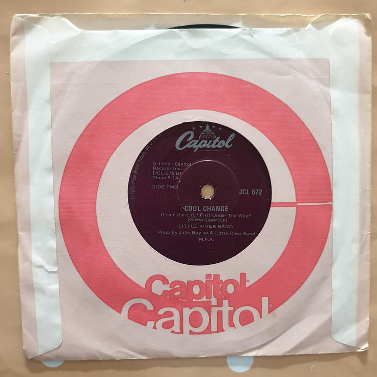 Little River Band ‎– Lonesome Loser - Vinyl 7" Record - Very-Good+ Quality (VG+) - C-Plan Audio