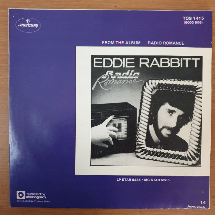 Eddie Rabbitt With Crystal Gayle ‎– You And I - Vinyl 7" Record - Very-Good+ Quality (VG+) - C-Plan Audio