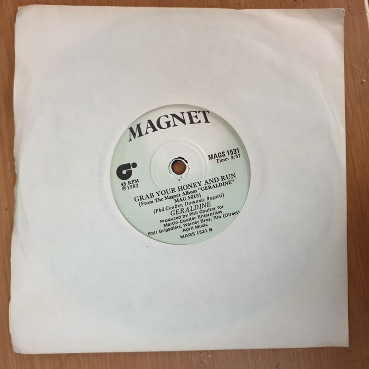 Geraldine ‎– Take Me Back - Vinyl 7" Record - Very-Good+ Quality (VG+) - C-Plan Audio