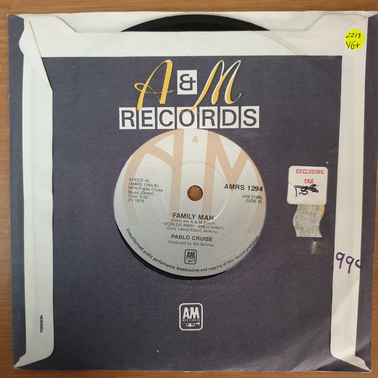 Pablo Cruise ‎– I Want You Tonight - Vinyl 7" Record - Very-Good+ Quality (VG+) - C-Plan Audio
