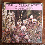 Favourite Violin Concertos - Mendelssohn / Bruch / Tchaikovsky/ Sibelius, Ruggiero Ricci ‎– Double Vinyl LP Record - Very-Good+ Quality (VG+) - C-Plan Audio
