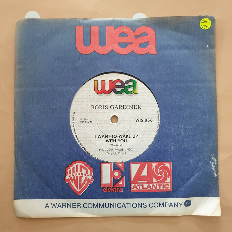 Boris Gardiner ‎– I Want To Wake Up With You - Vinyl 7" Record - Very-Good+ Quality (VG+) - C-Plan Audio
