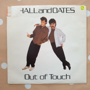 Daryl Hall John Oates ‎– Out Of Touch - Vinyl 7" Record - Very-Good+ Quality (VG+) - C-Plan Audio