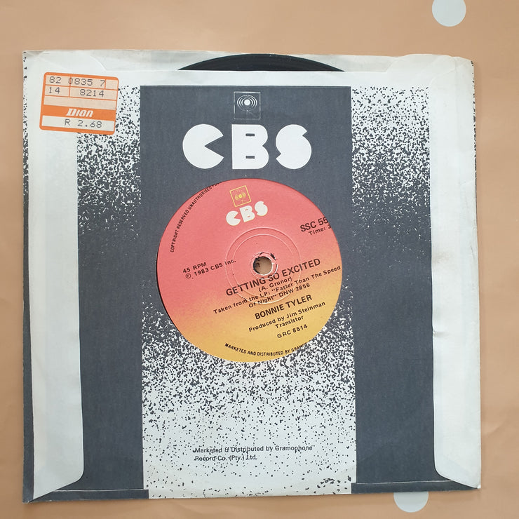 Bonnie Tyler - Take Me Back  - Vinyl 7" Record - Very-Good+ Quality (VG+) - C-Plan Audio