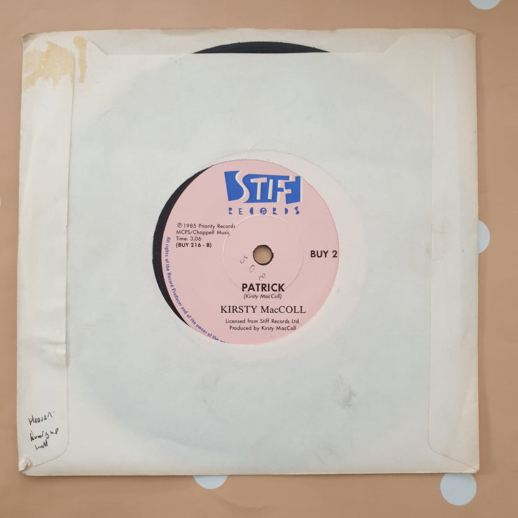 Kirsty MacColl ‎– A New England - Vinyl 7" Record - Very-Good+ Quality (VG+) - C-Plan Audio