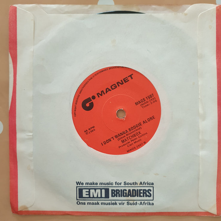 Matchbox – Rockabilly Rebel - Vinyl 7" Record - Very-Good+ Quality (VG+) - C-Plan Audio