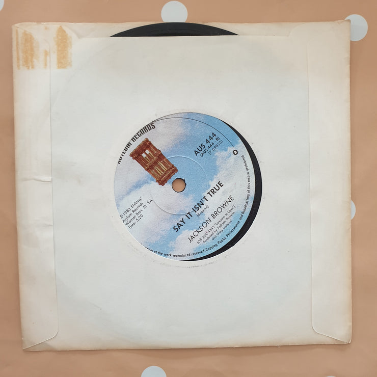 Jackson Browne ‎– Lawyers In Love - Vinyl 7" Record - Very-Good+ Quality (VG+) - C-Plan Audio