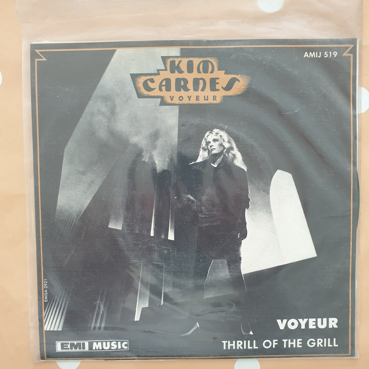 Kim Carnes ‎– Voyeur - Vinyl 7" Record - Very-Good+ Quality (VG+) - C-Plan Audio
